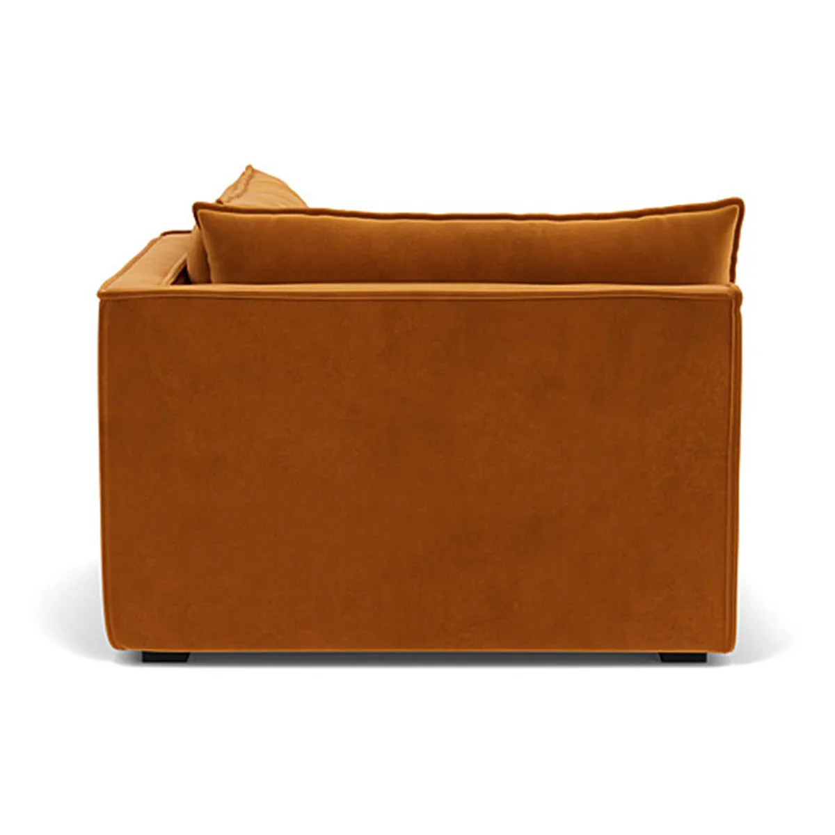 Daphne Velvet 1 Seater Right Corner Modular Sofa