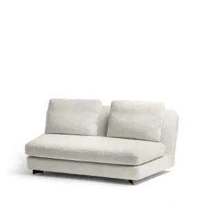 Duo Curved Sectional Armless 2 Seater Sofa