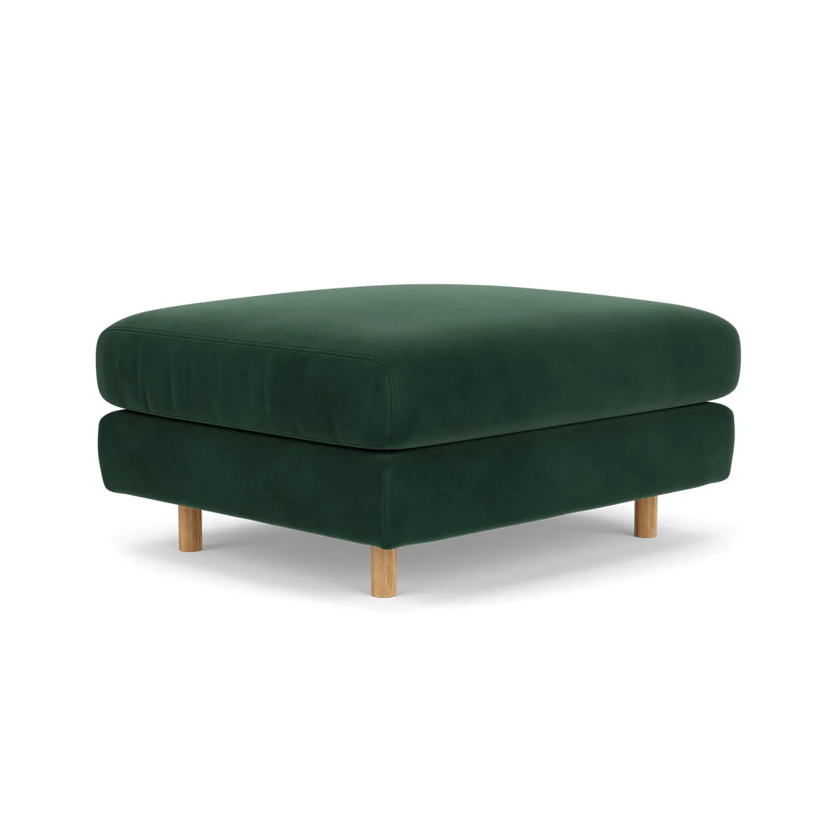 Dylan Velvet Ottoman