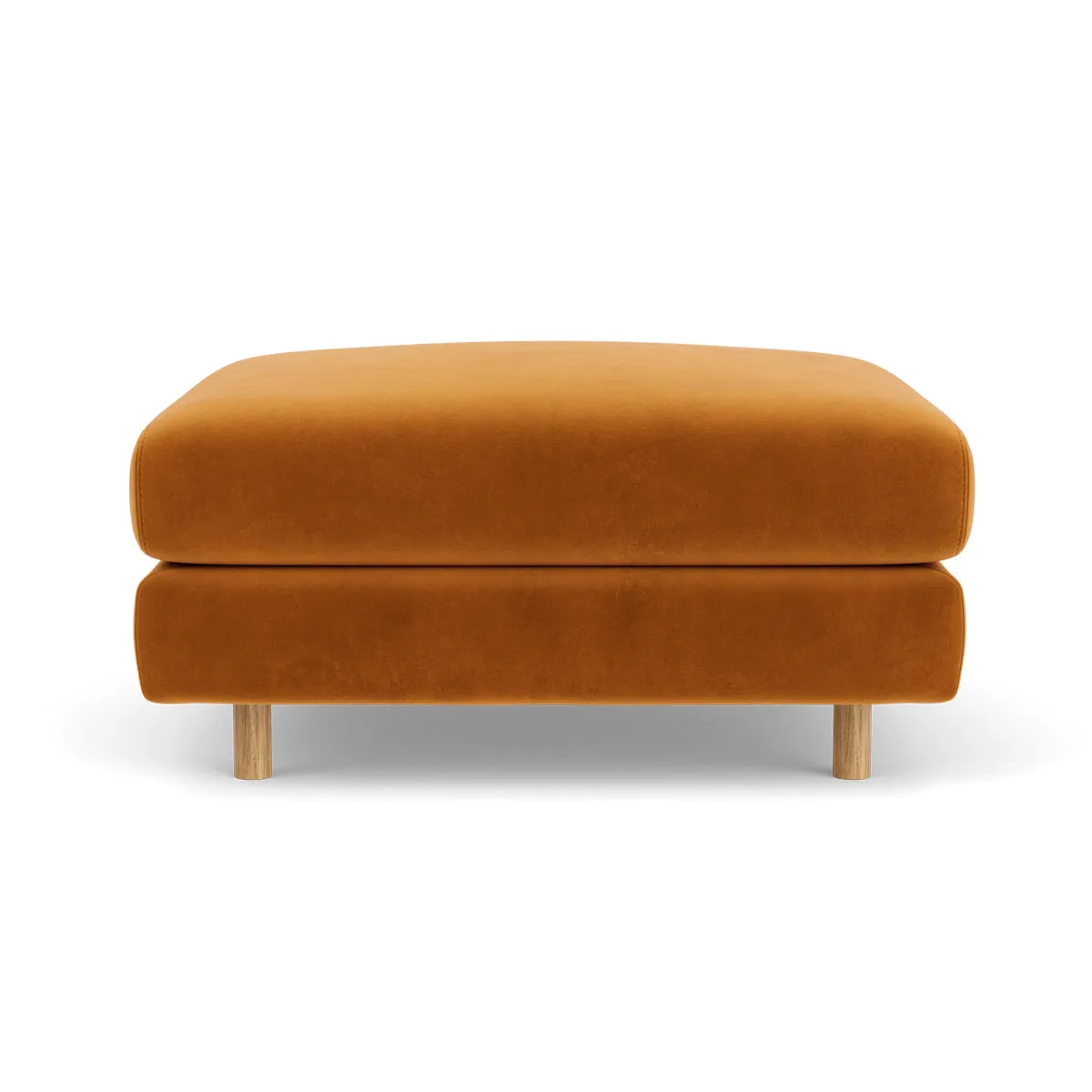 Dylan Velvet Ottoman
