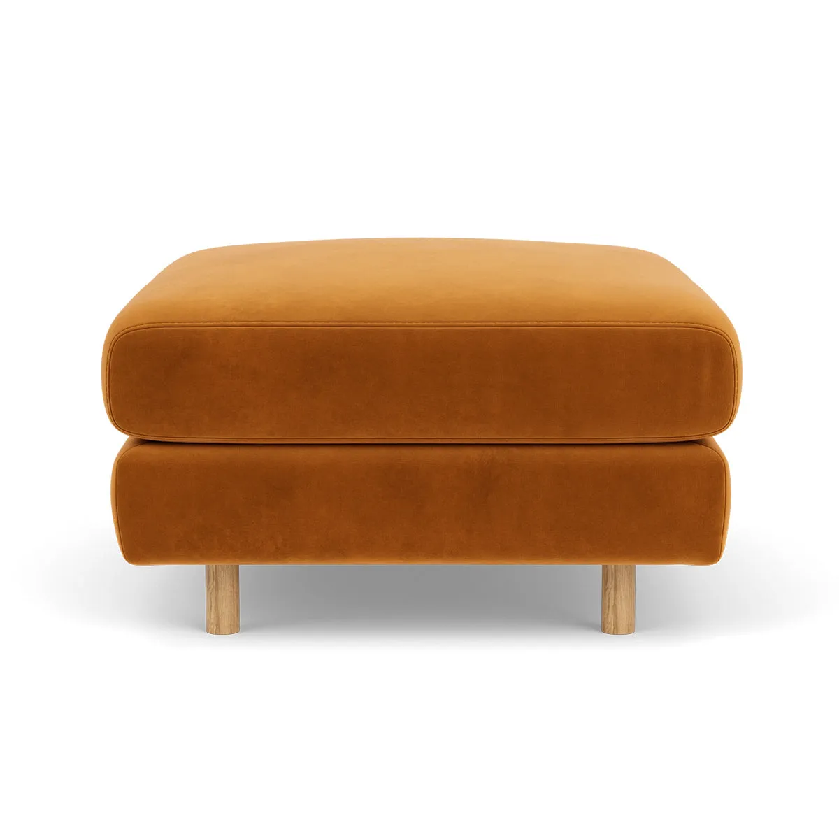 Dylan Velvet Ottoman