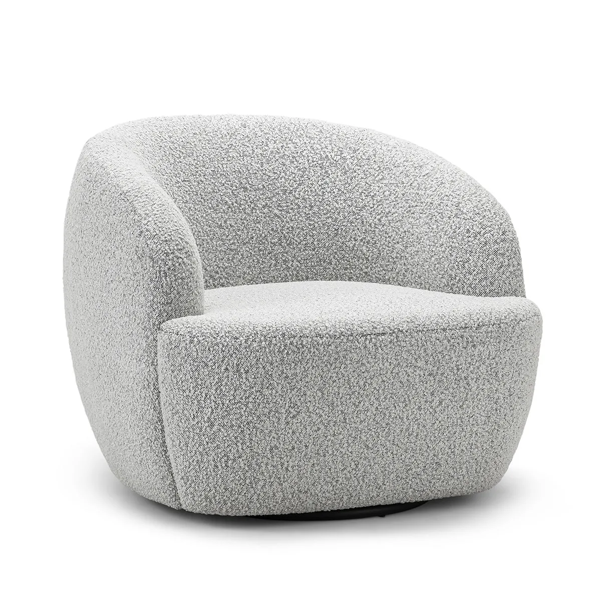 Elise Boucle Swivel Armchair