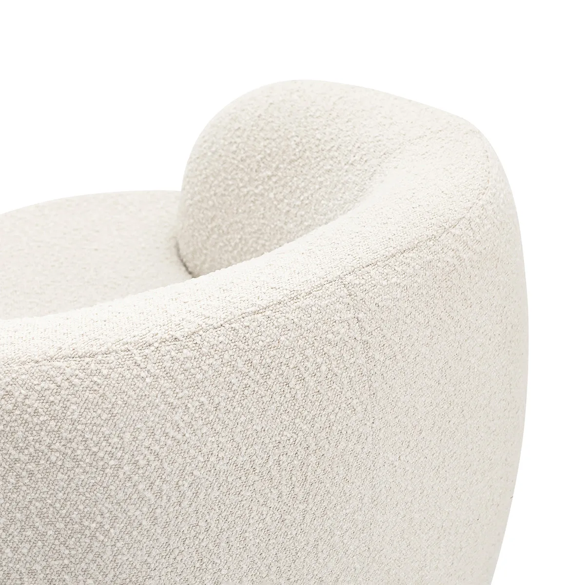 Elise Boucle Swivel Armchair