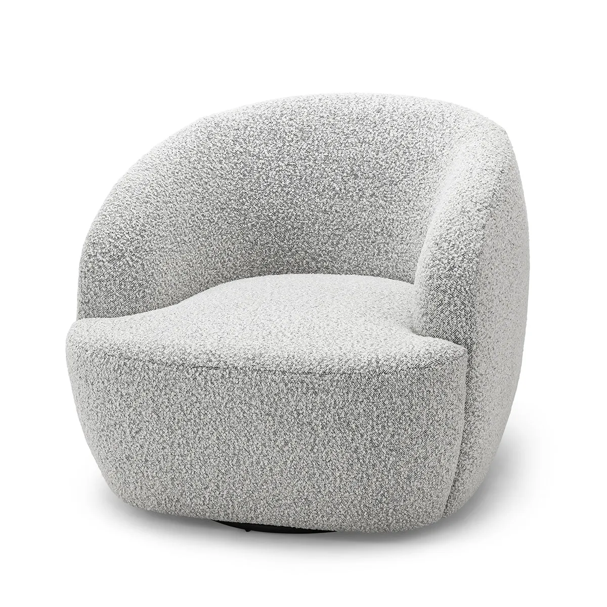 Elise Boucle Swivel Armchair