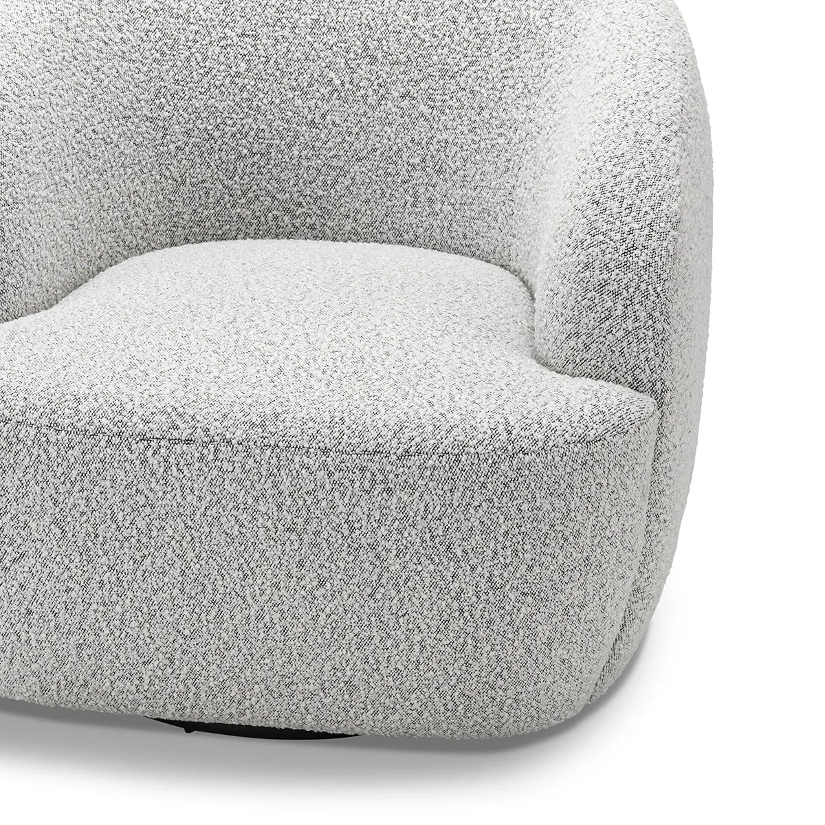 Elise Boucle Swivel Armchair