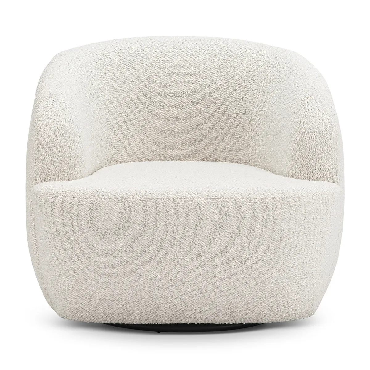 Elise Boucle Swivel Armchair