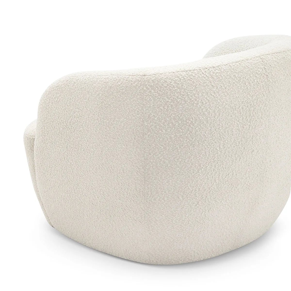 Elise Boucle Swivel Armchair