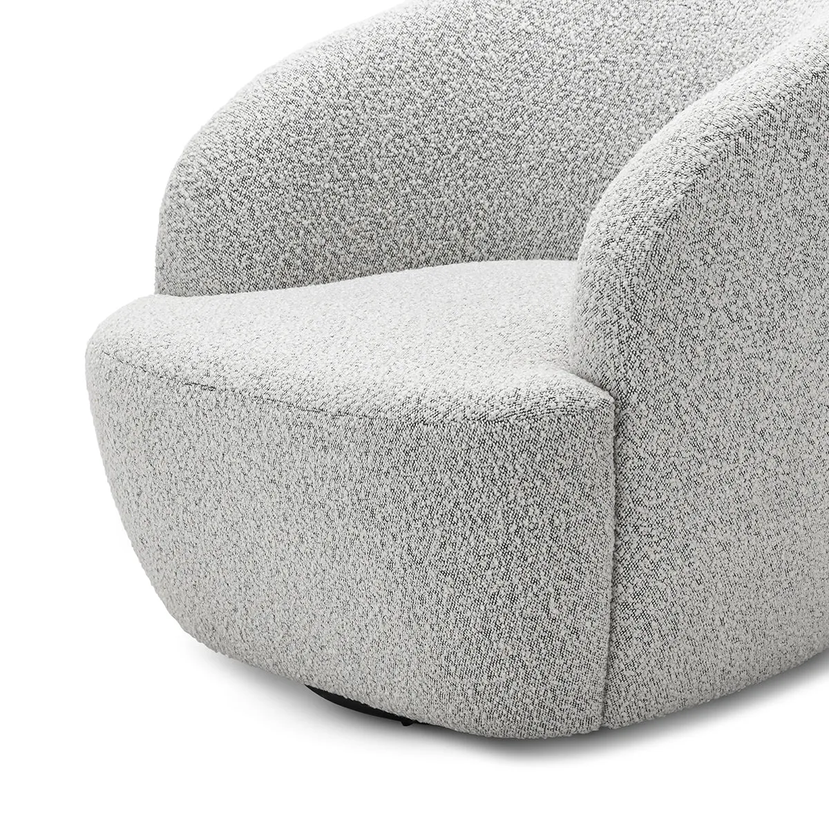 Elise Boucle Swivel Armchair