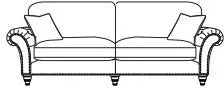 Elizabeth Grand Split Formal Back Sofa