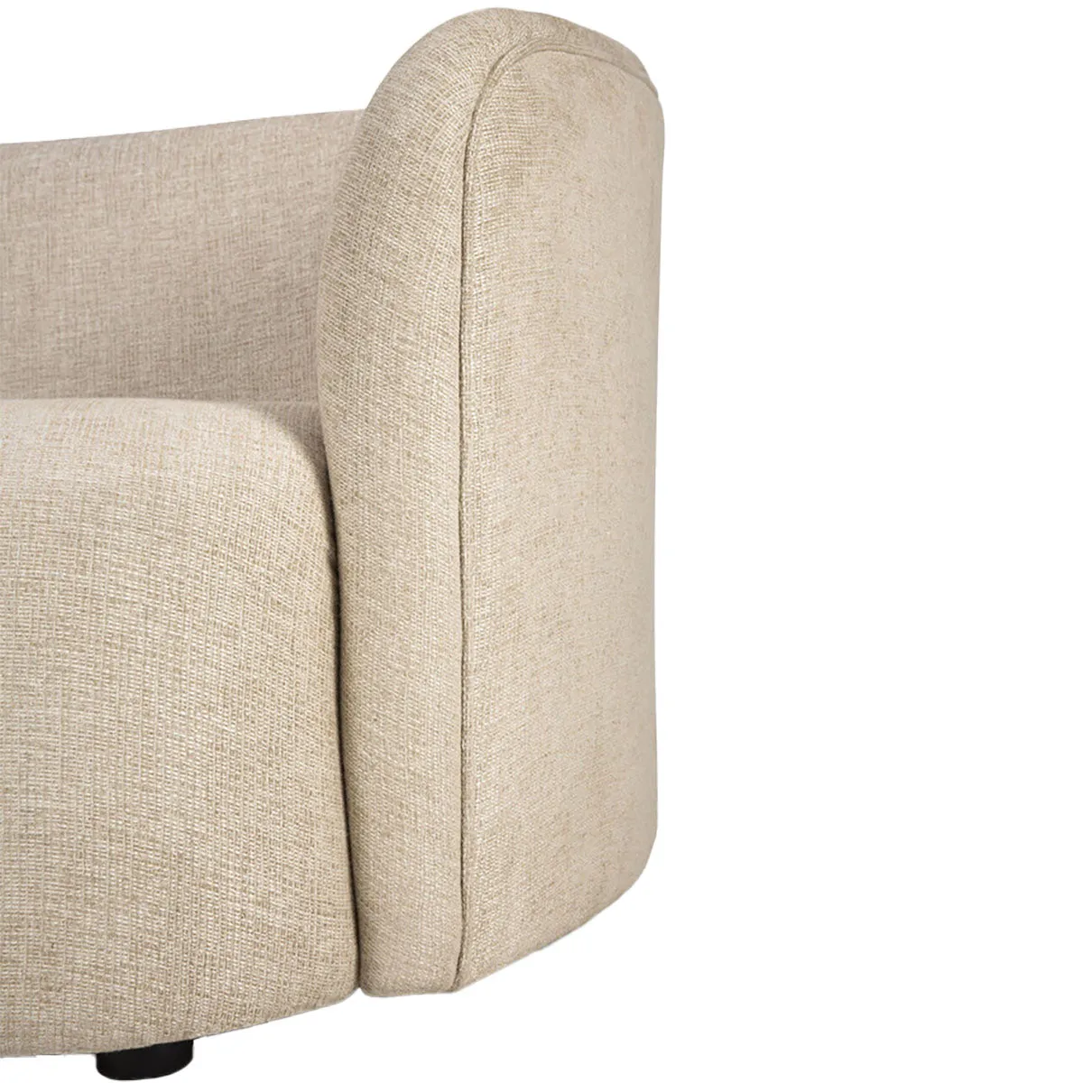 Ellipse 3 Seater Fabric Sofa