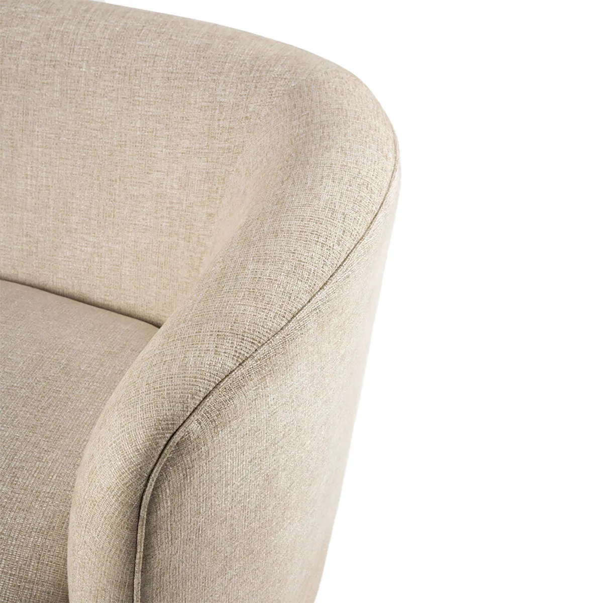 Ellipse 3 Seater Fabric Sofa
