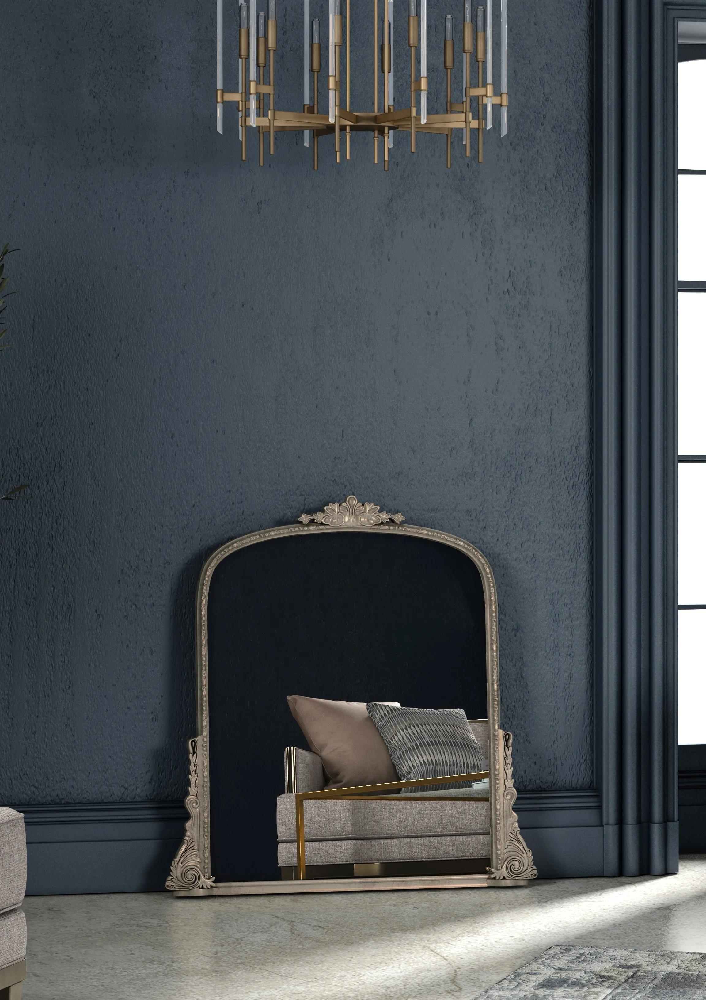 Erised 56" Verdegris Mirror