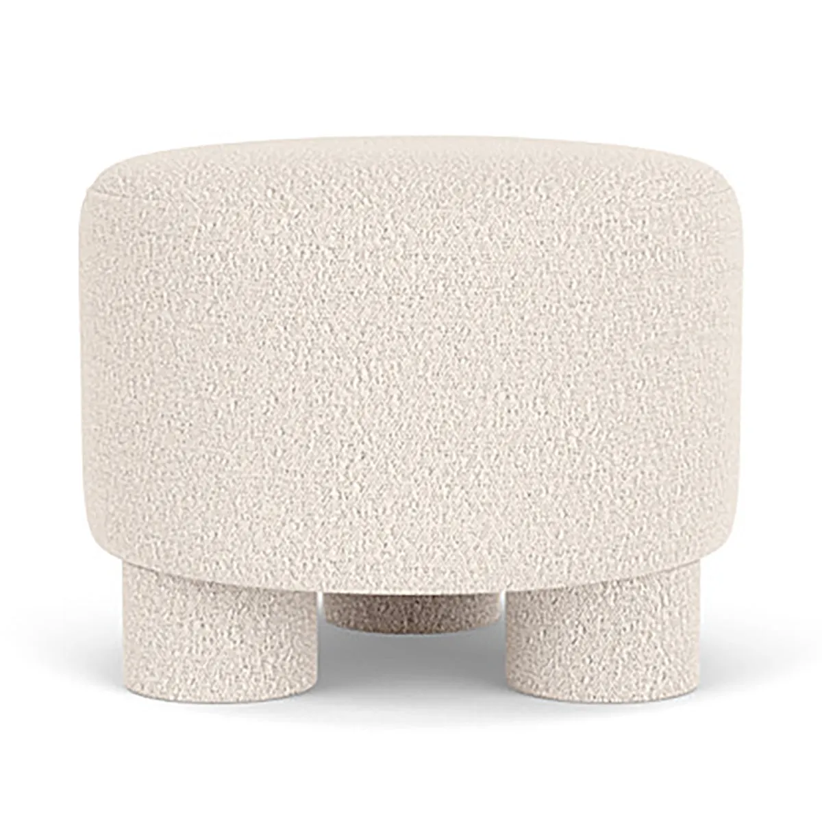 Faith Boucle Ottoman