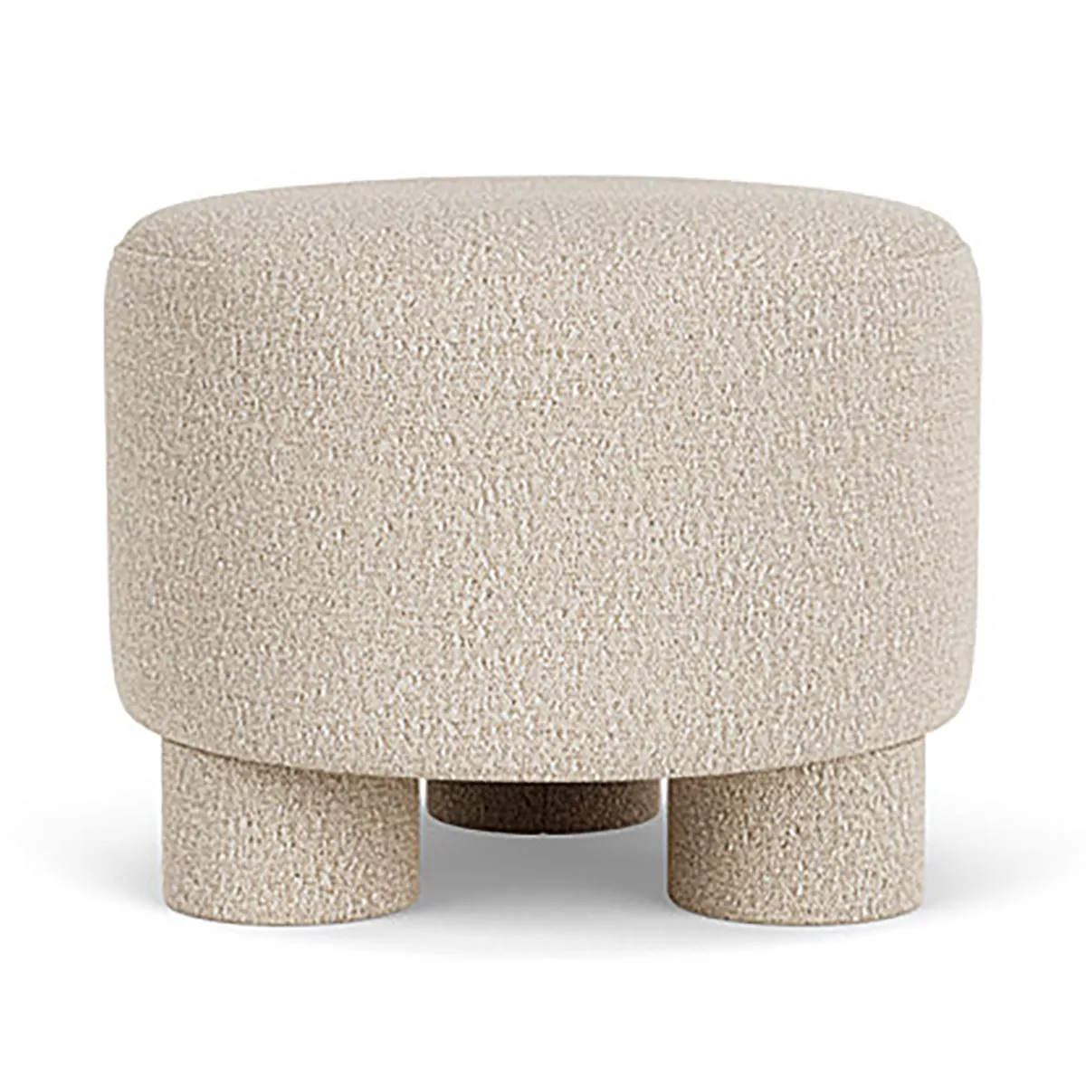 Faith Boucle Ottoman