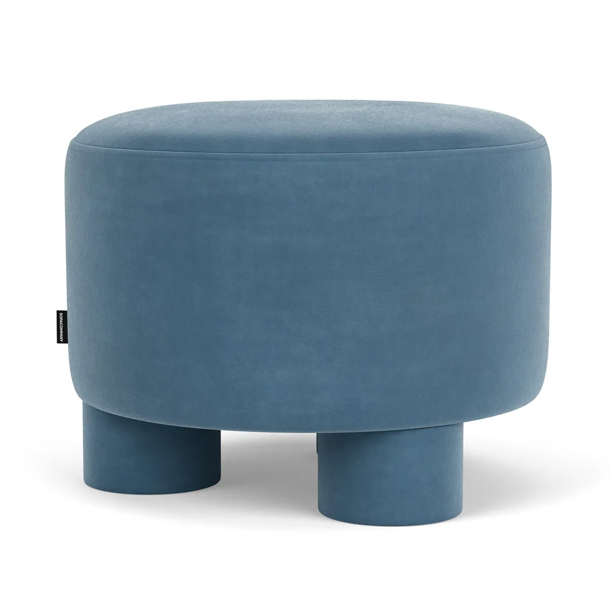 Faith Velvet Ottoman