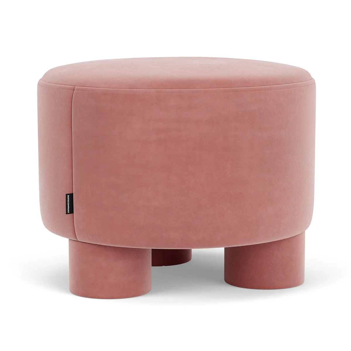 Faith Velvet Ottoman