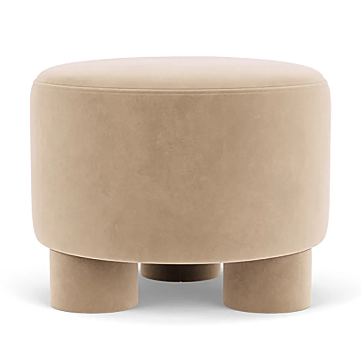 Faith Velvet Ottoman