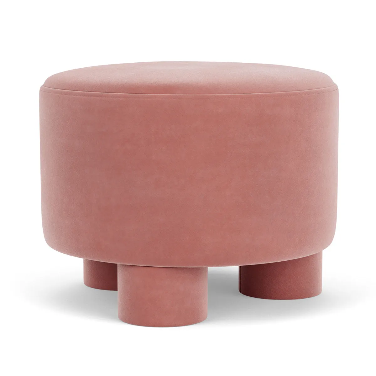 Faith Velvet Ottoman