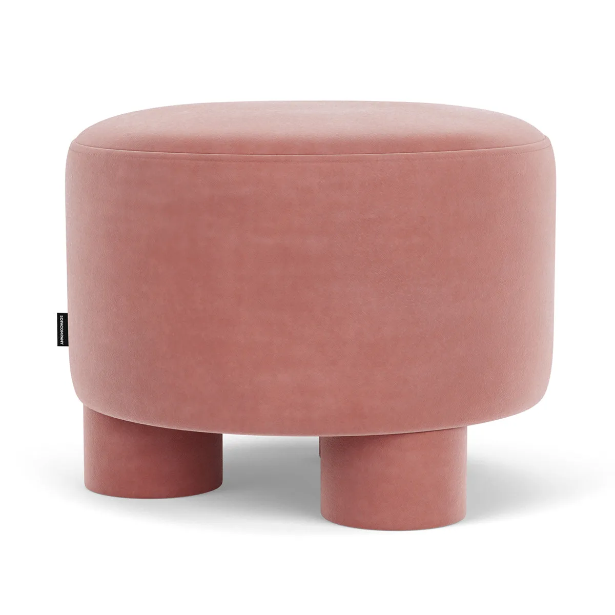 Faith Velvet Ottoman