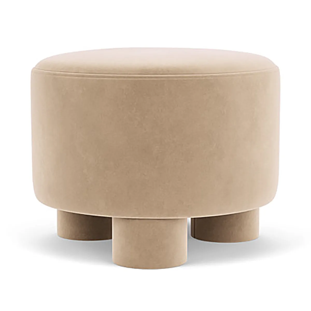 Faith Velvet Ottoman