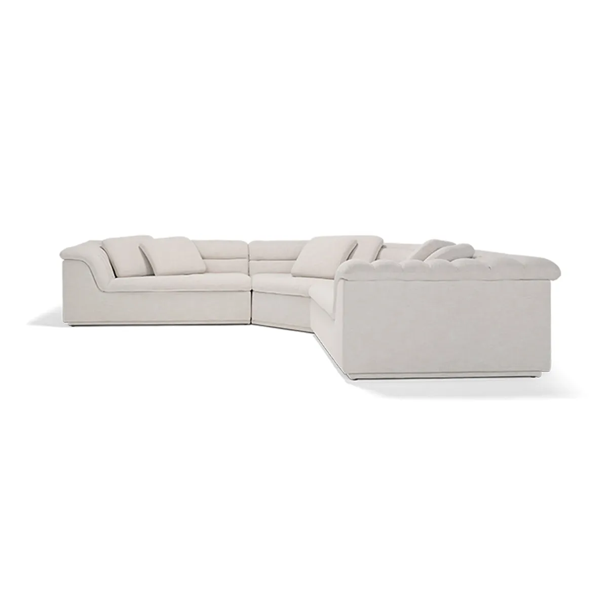 Float 3 Piece Modular Sofa (Byron Oyster)