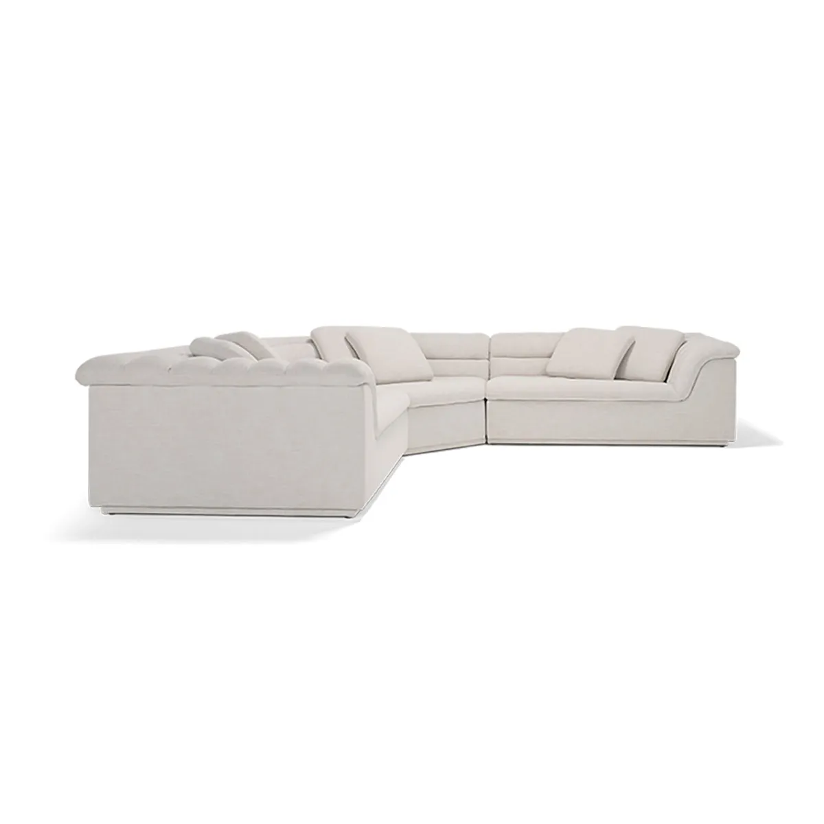 Float 3 Piece Modular Sofa (Byron Oyster)