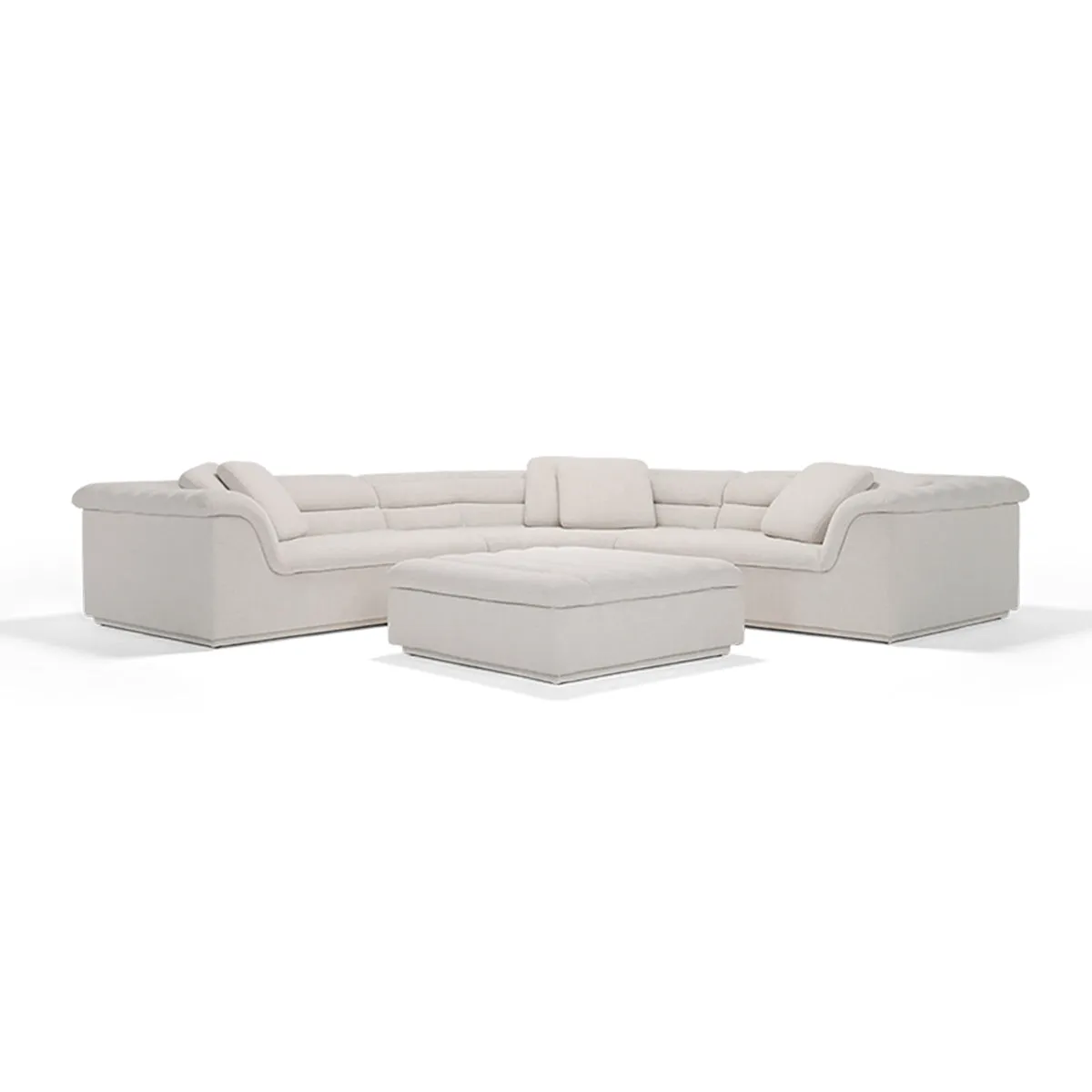 Float 3 Piece Modular Sofa (Byron Oyster)