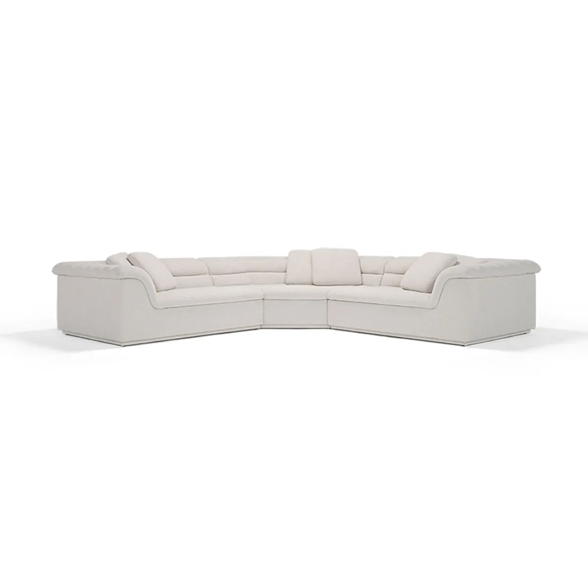 Float 3 Piece Modular Sofa (Byron Oyster)