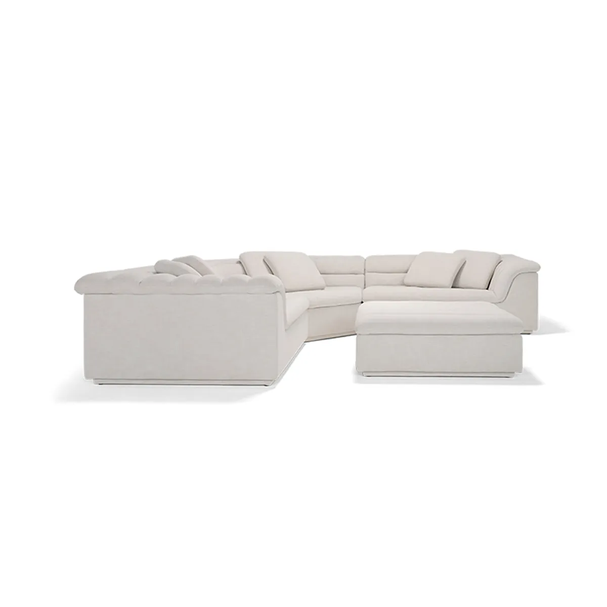 Float 3 Piece Modular Sofa (Byron Oyster)