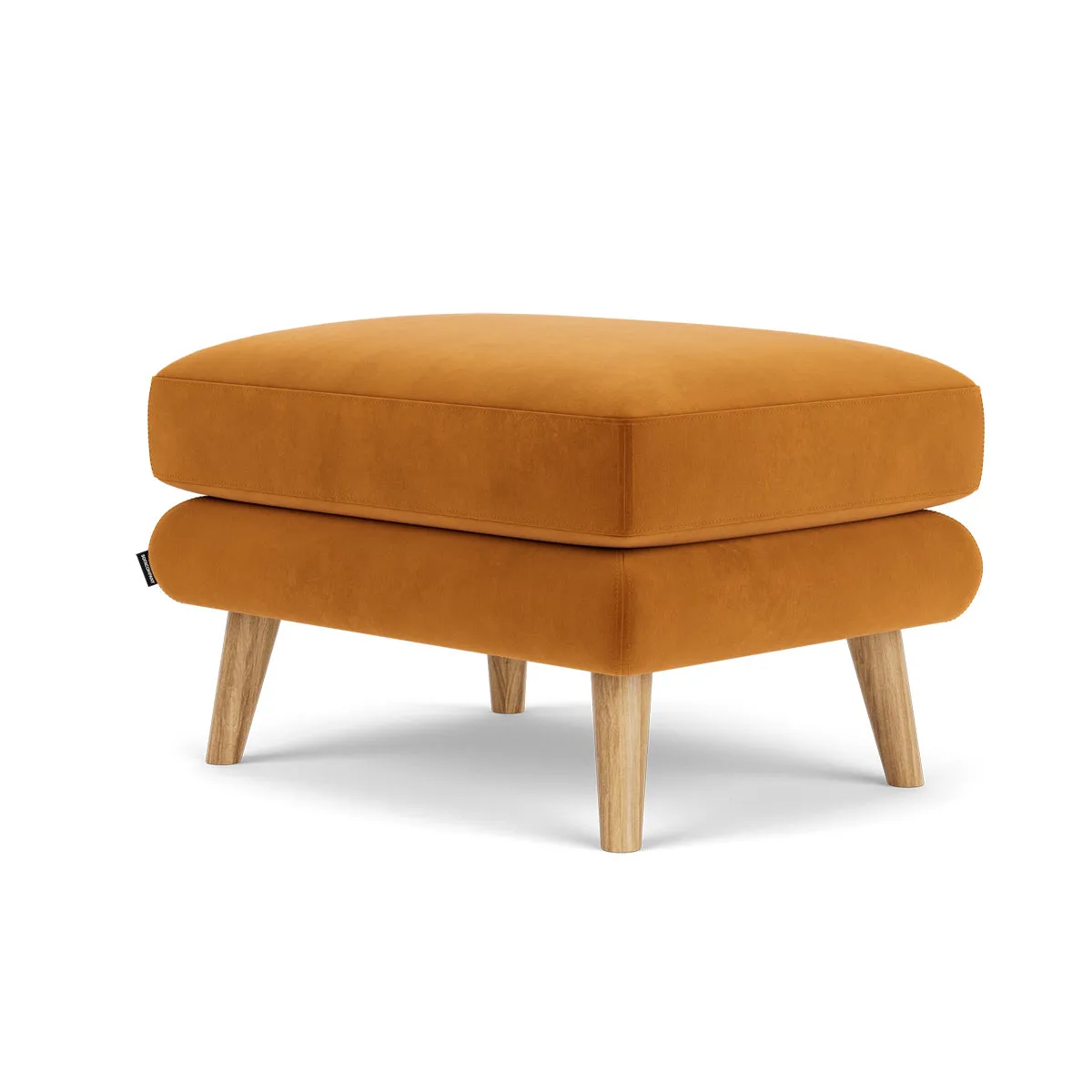 George Velvet Ottoman