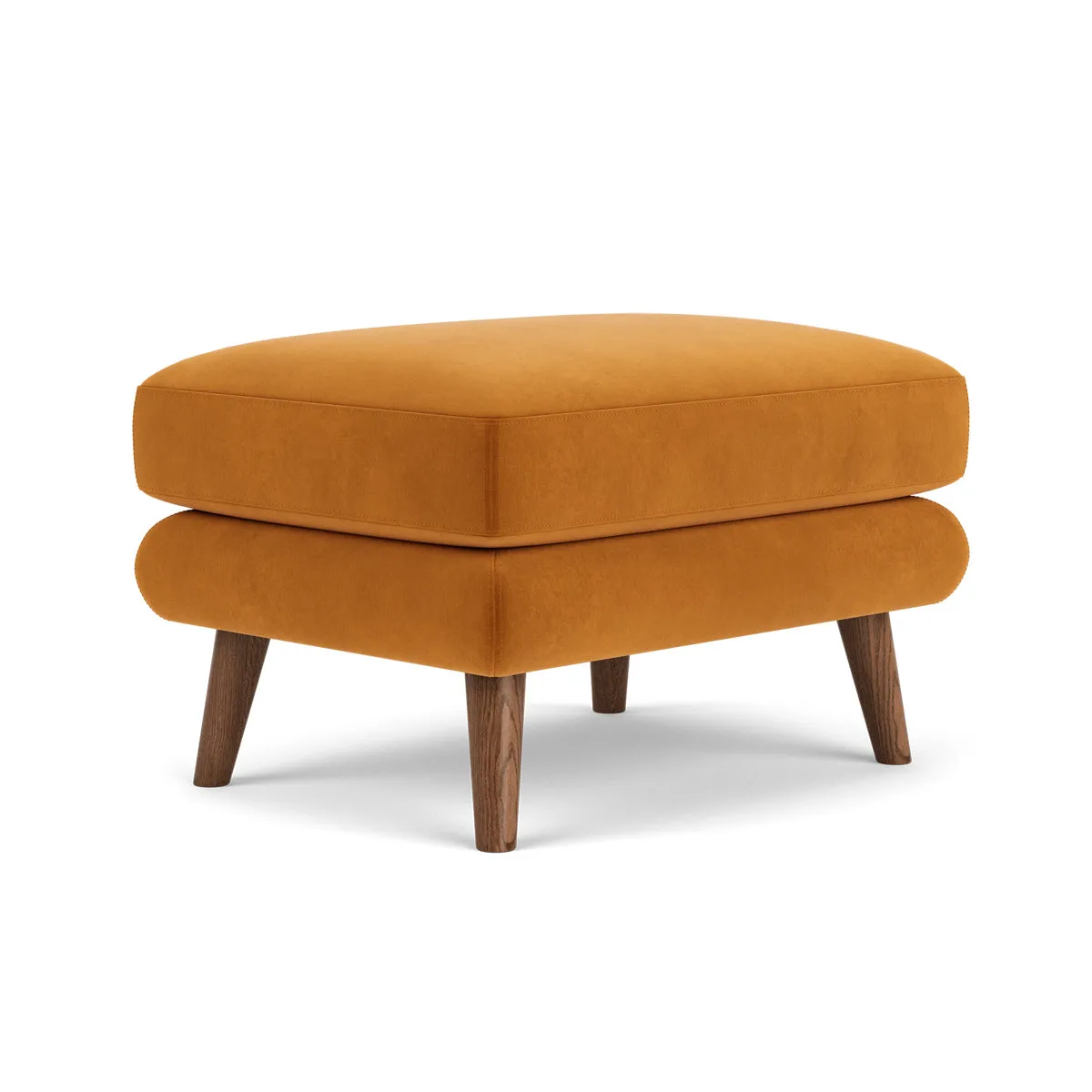 George Velvet Ottoman