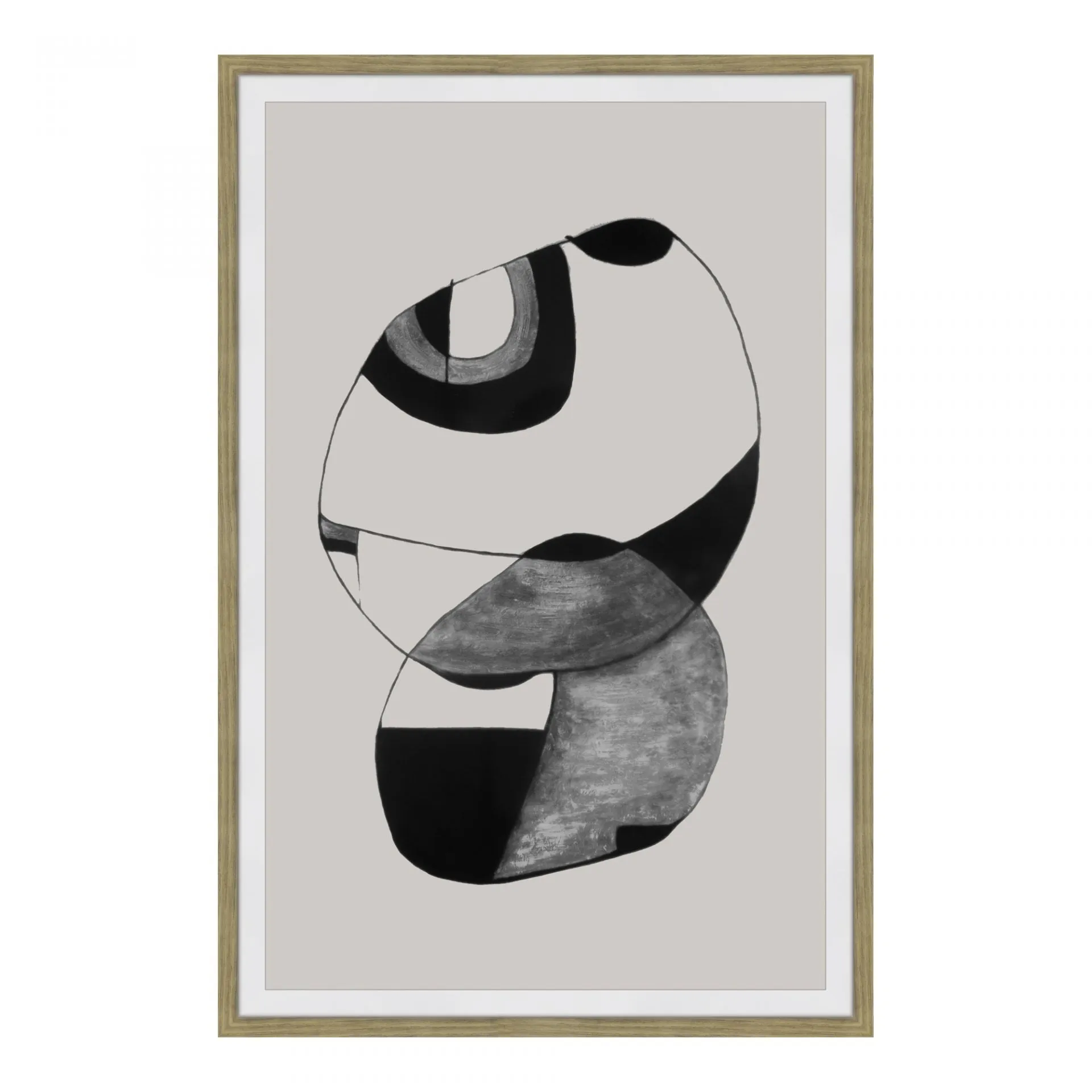 Happiness 1 Abstract Ink Print Wall Dcor