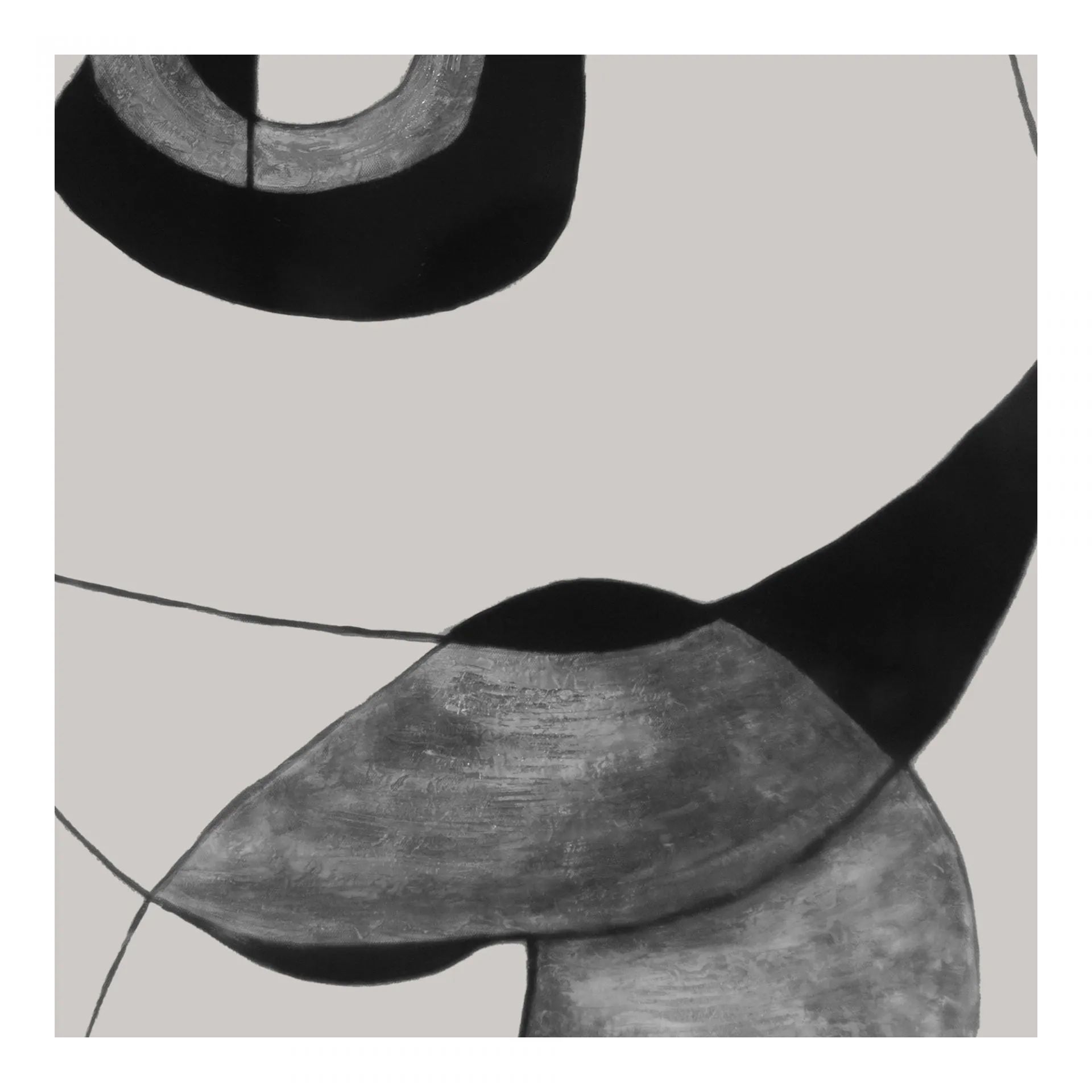 Happiness 1 Abstract Ink Print Wall Dcor