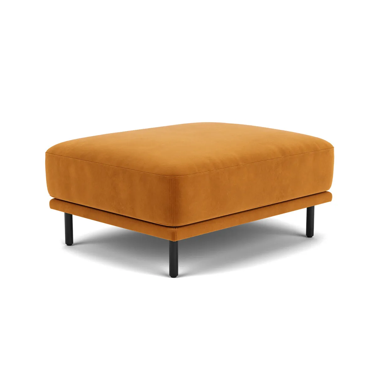 Harvey Velvet Ottoman
