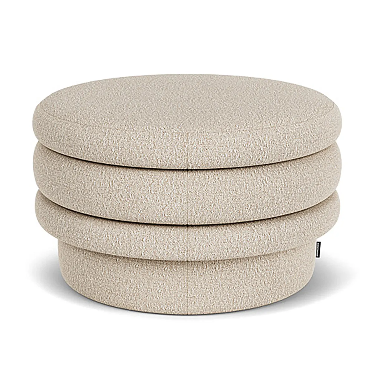 Honey Boucle Ottoman