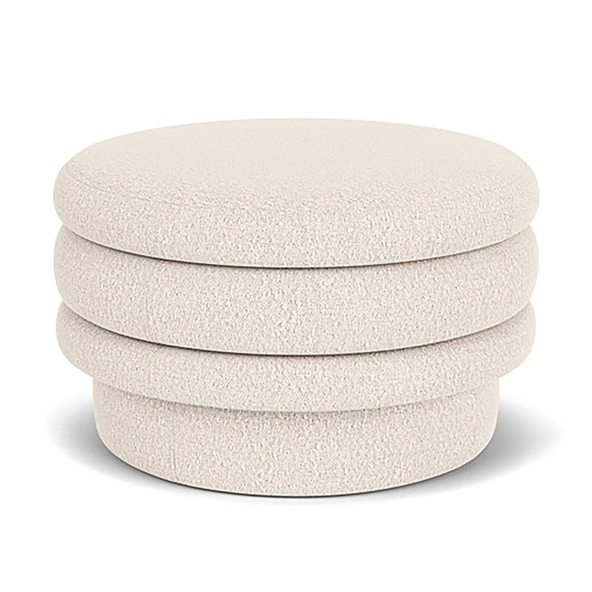 Honey Boucle Ottoman