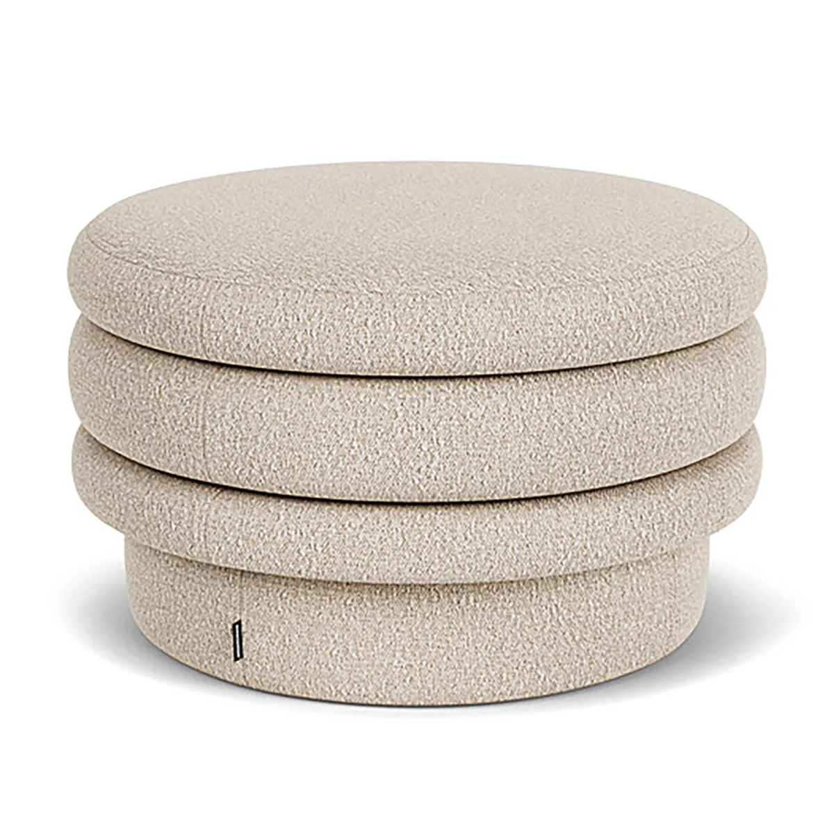 Honey Boucle Ottoman