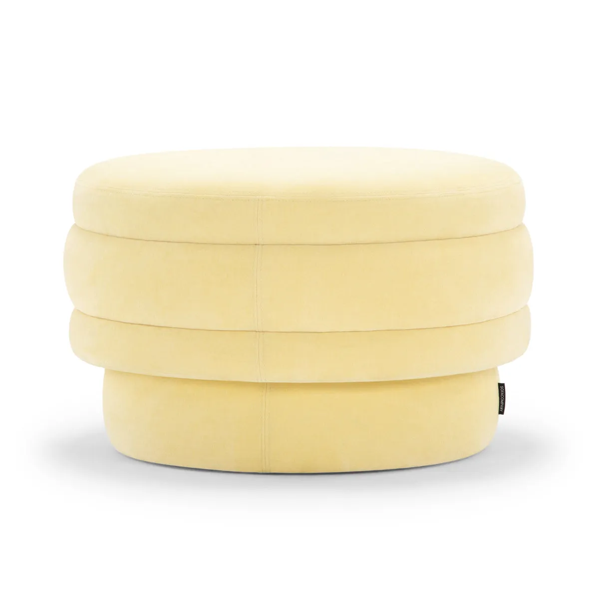 Honey Fabric Ottoman