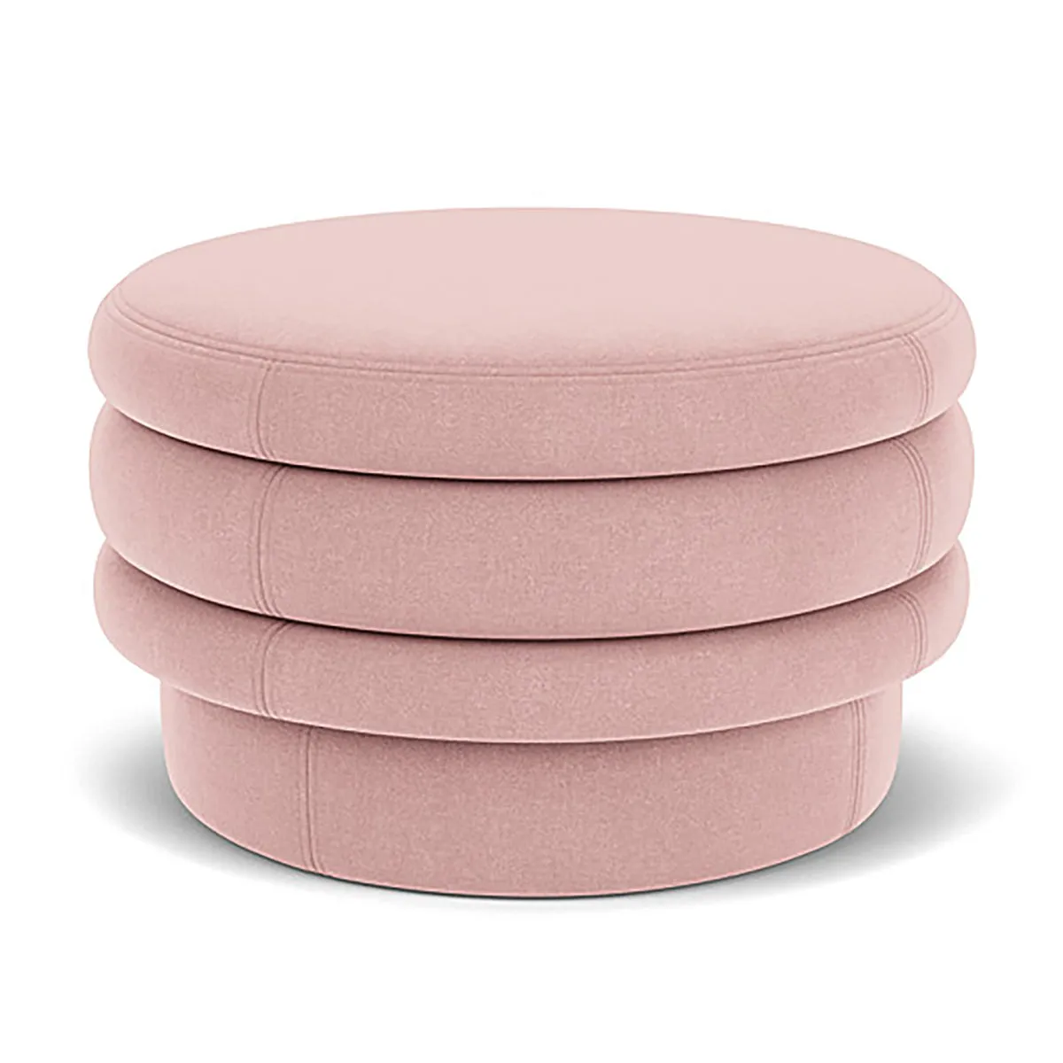 Honey Fabric Ottoman