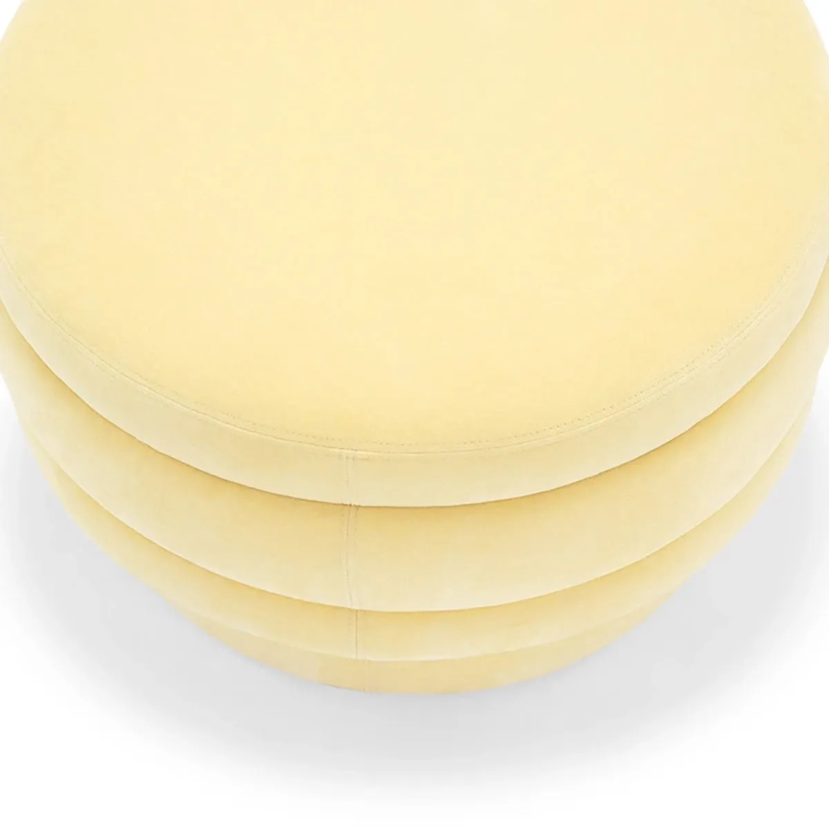 Honey Fabric Ottoman
