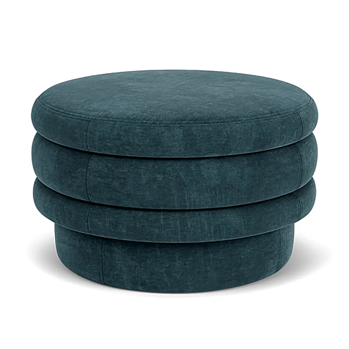 Honey Fabric Ottoman
