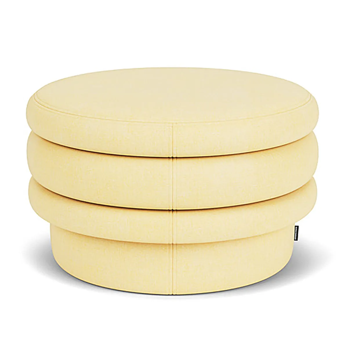 Honey Fabric Ottoman