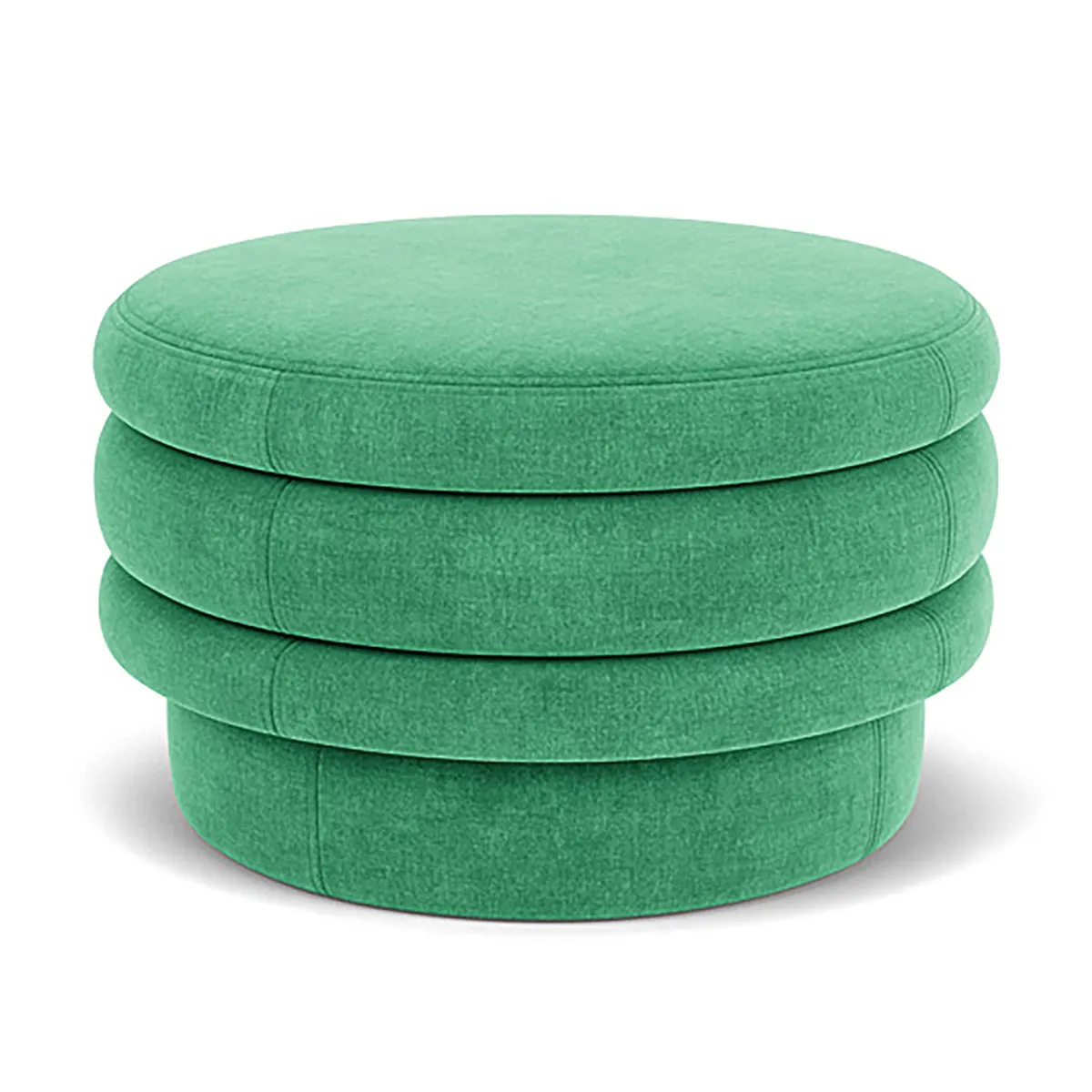 Honey Fabric Ottoman