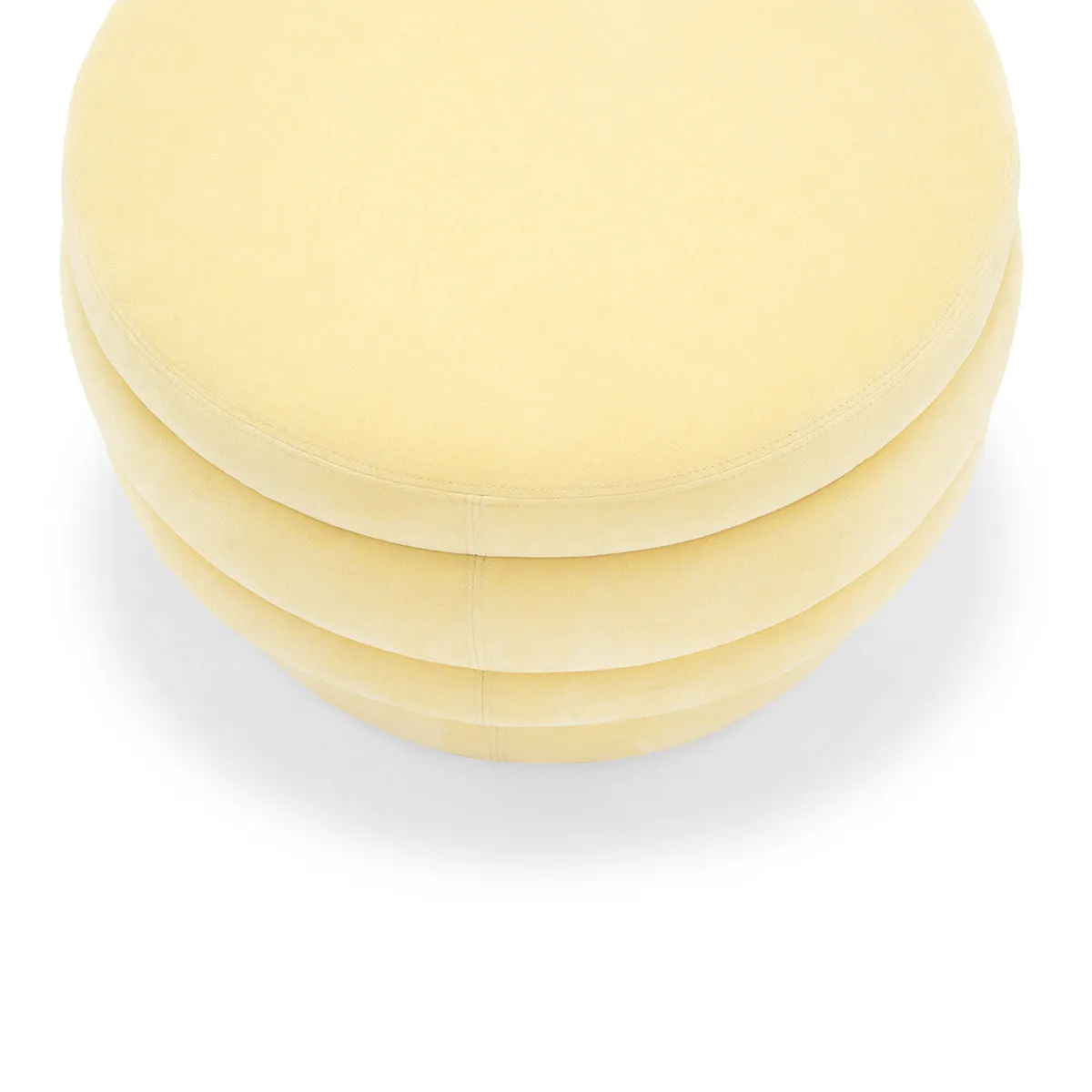 Honey Fabric Ottoman