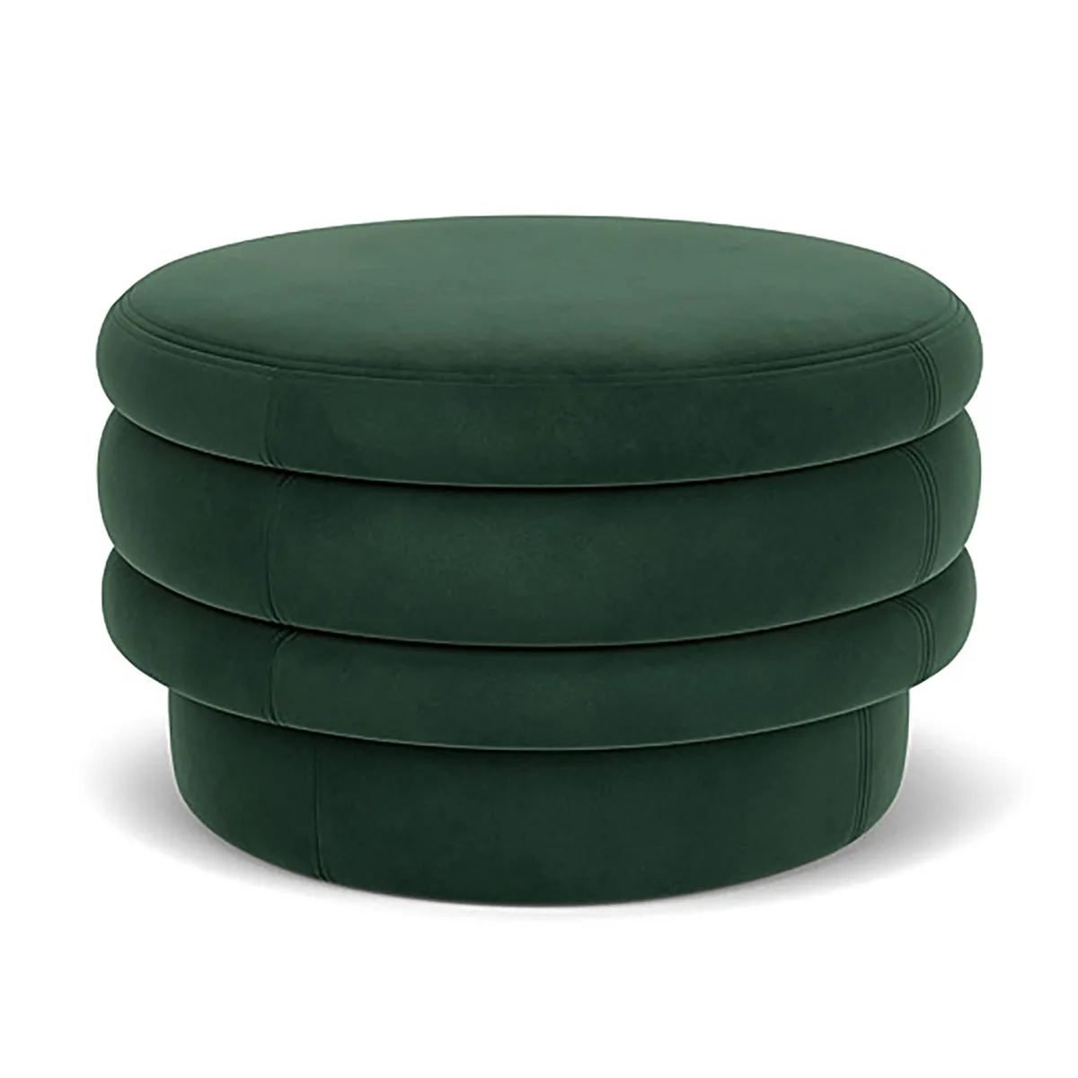 Honey Velvet Ottoman