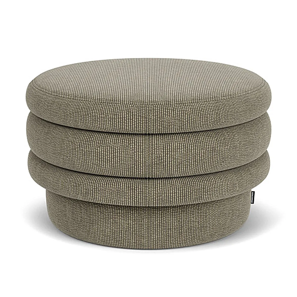 Honey Velvet Ottoman