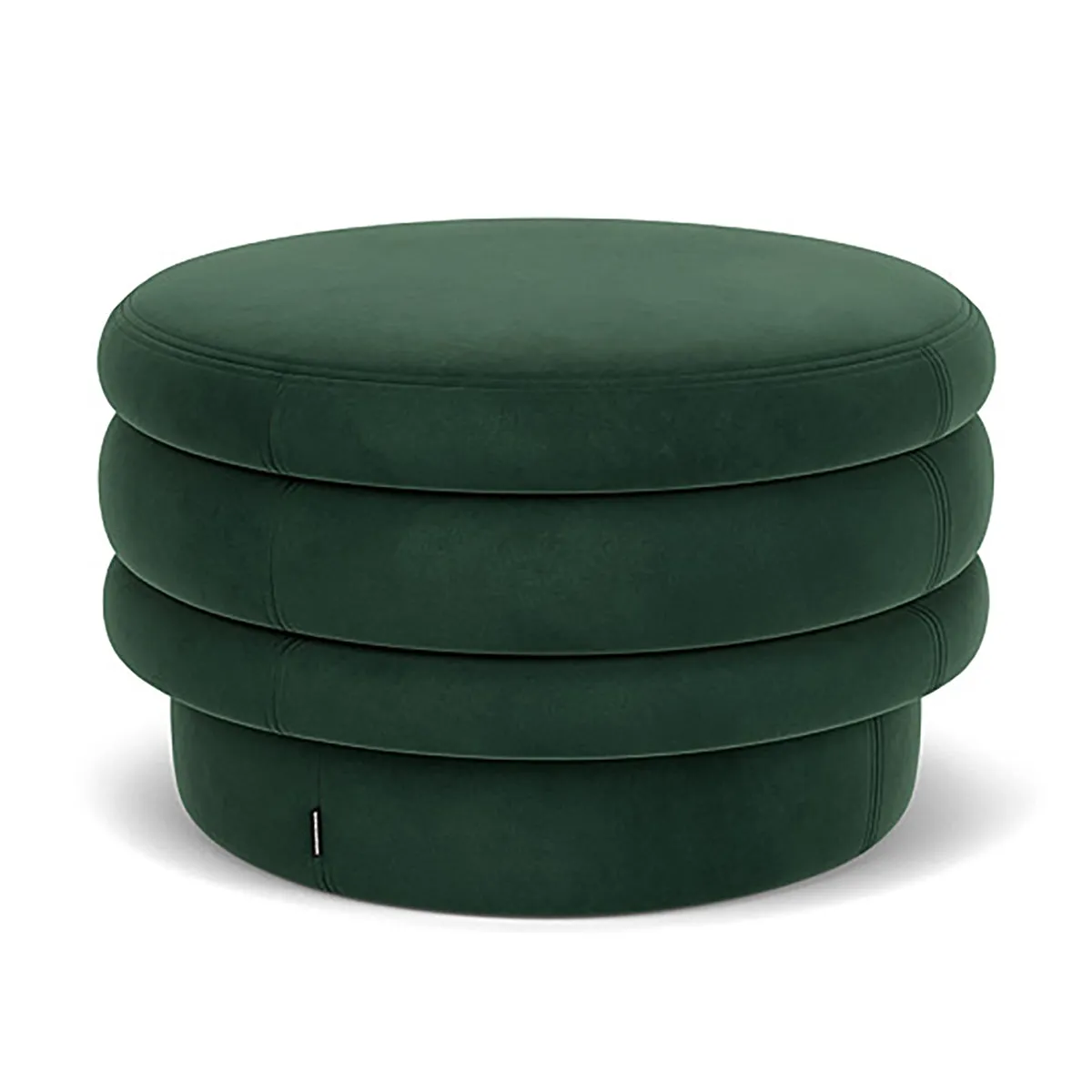 Honey Velvet Ottoman