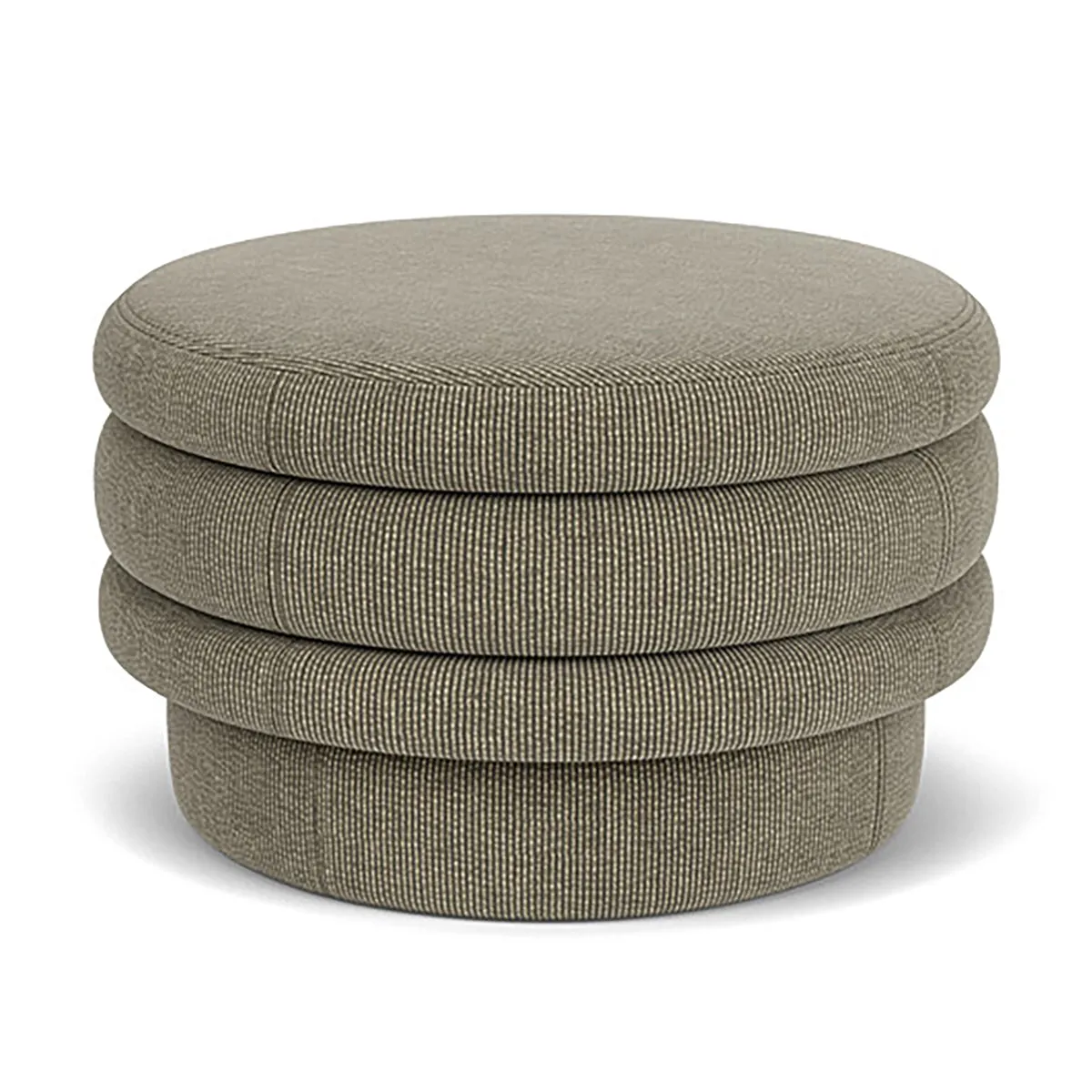Honey Velvet Ottoman