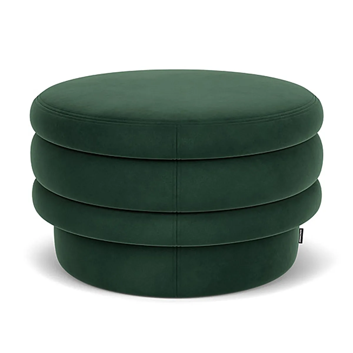 Honey Velvet Ottoman