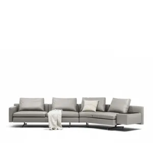In The Mood 45 Curved Sectional Sofa
